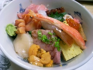 赤貝付き海鮮丼